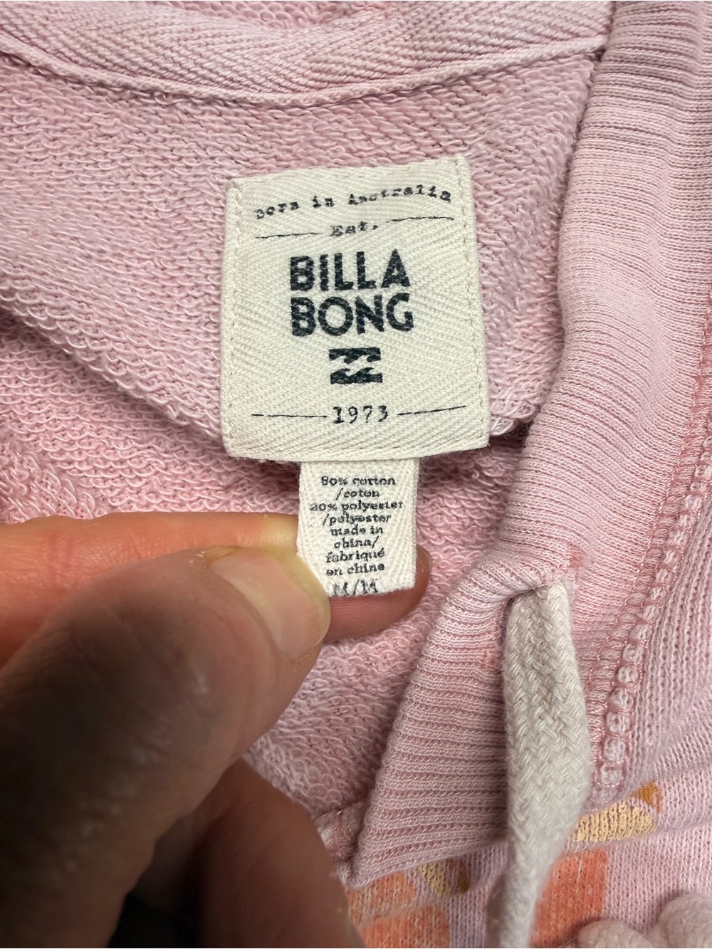 Billabong Pink ALOHA Pullover Hoodie - Picture 2 of 7